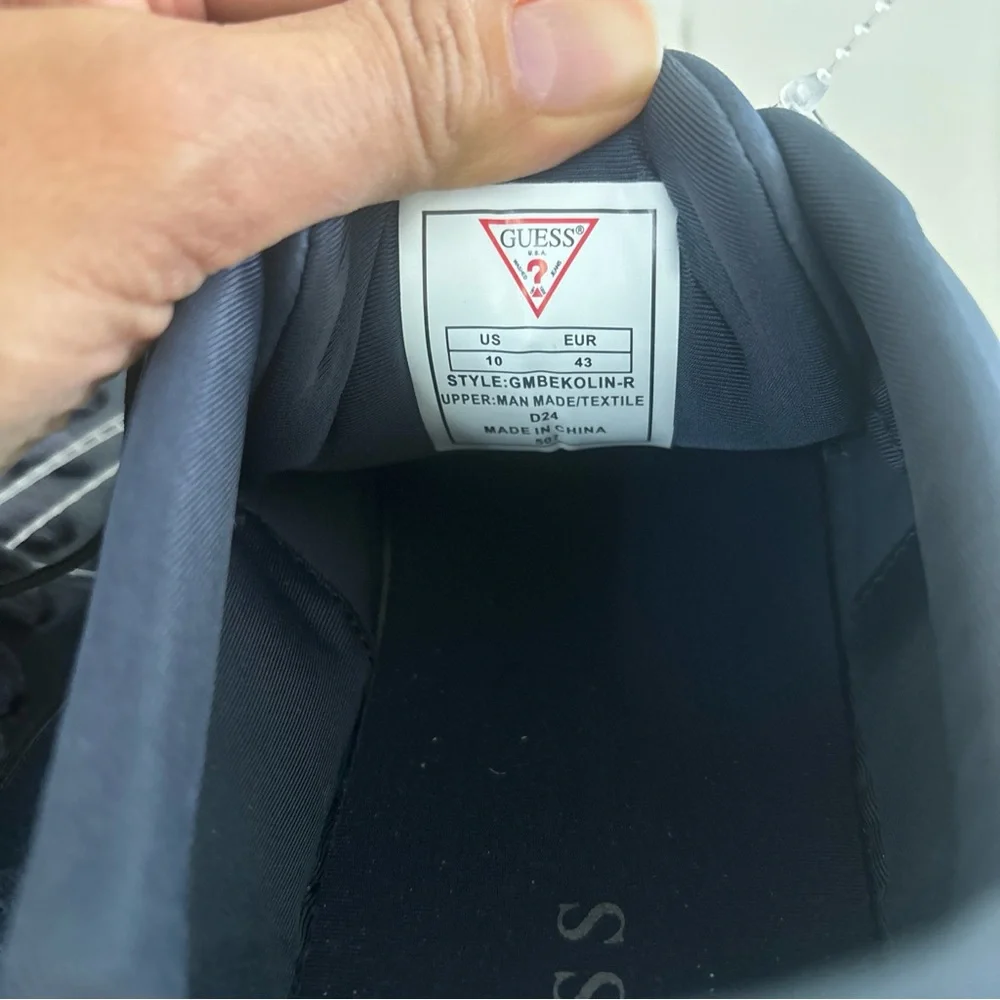 Guess Men's Dark Blue Sneakers